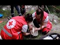 Пожарникари и доброволци спасиха „пострадал“ турист в община Черноочене