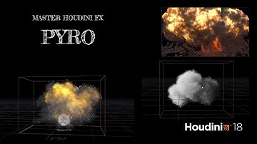 MHFX Pyro Houdini FX sample
