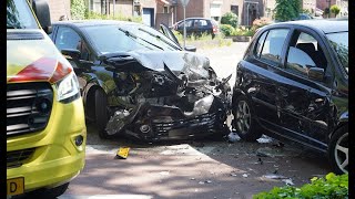 2023-06-04 Gewonde na botsing op Nassaulaan in Rijen