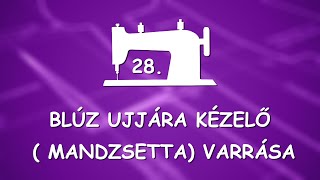 Ujjára kézelő, vagy mandzsetta készítés