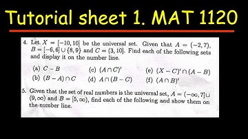 MAT 1120 Tutorial Sheet 2025 Q4-Q6: LIVE SESSION