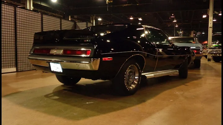 1971 American Motors AMC Javelin AMX in Black & 401 Engine Sound My Car Story with Lou Costabile