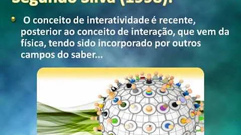 O que quer dizer e interatividade?