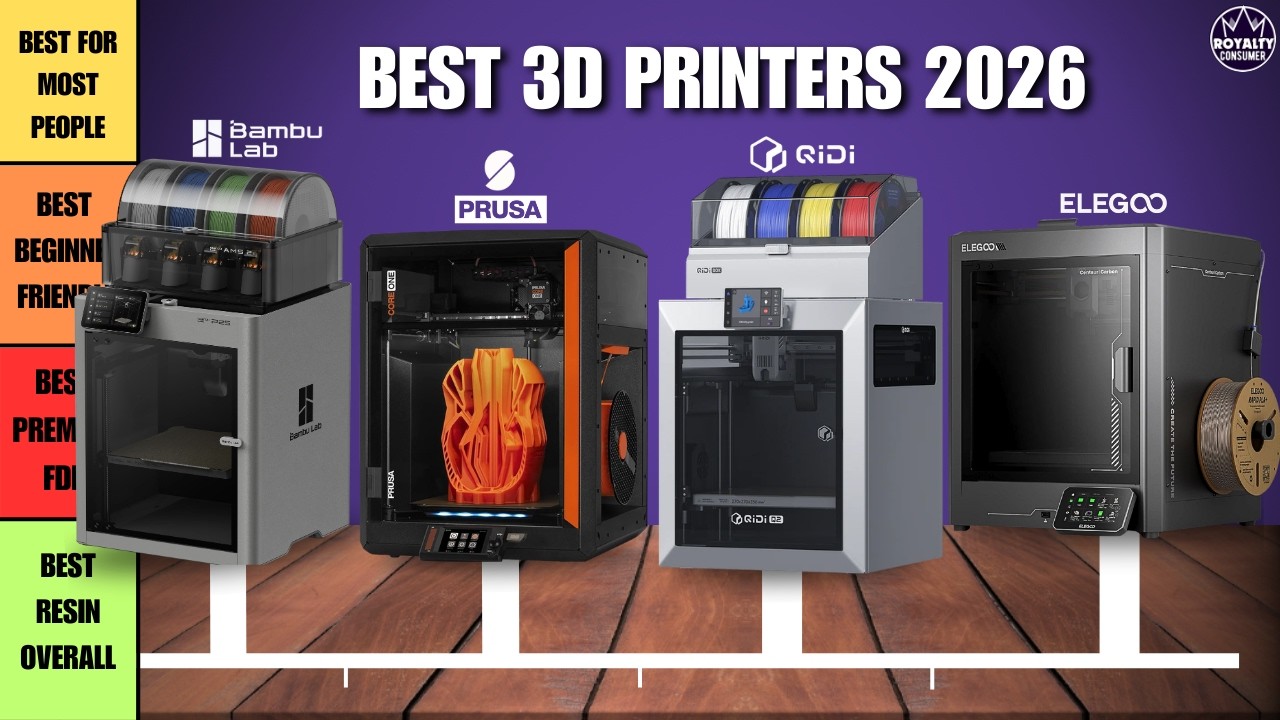 Printers Modles Best 3D Printers 2026 - Top 6 Best Models So Far - YouTube
