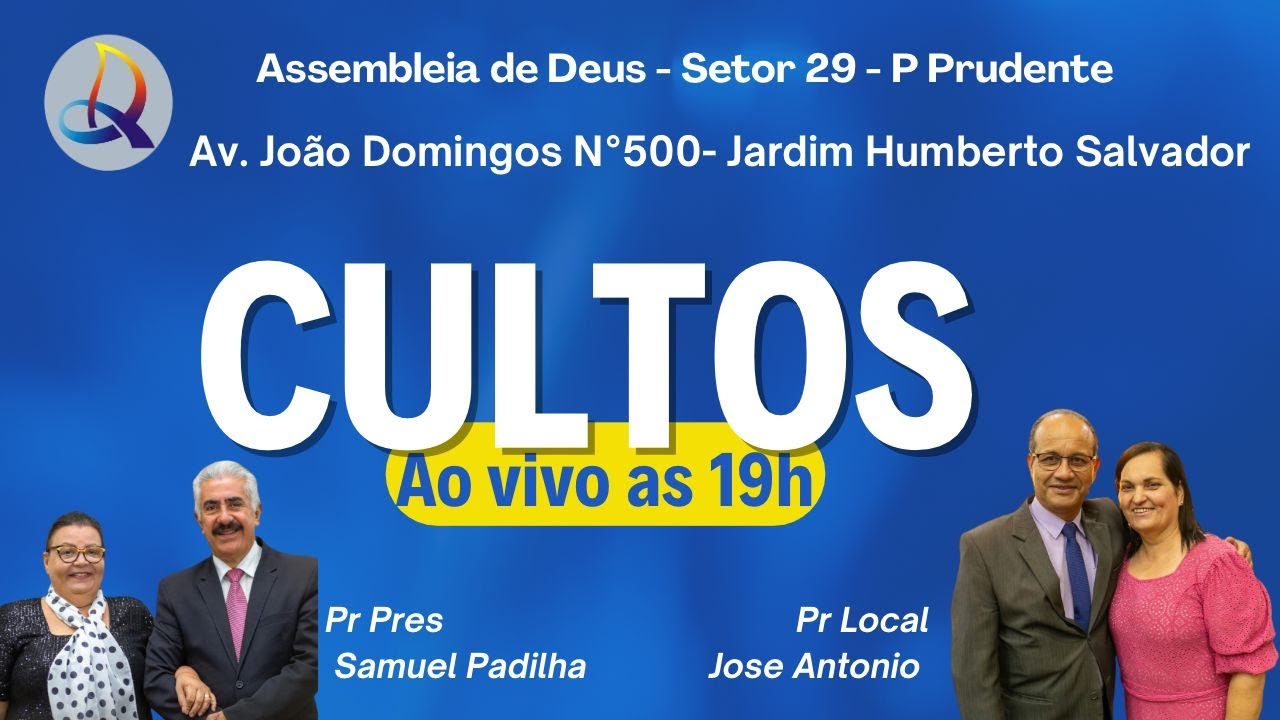 AD Humberto Salvador Subsede Setor 29 - CULTO DE SANTA CEIA. - 02/11 ...