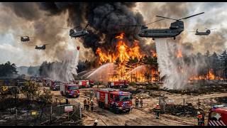🔥🇳🇱 🚒🚁INCENDIE SUR BASE MILITAIRE : MUNITIONS, FUMÉES ET INTERVENTION À HAUT RISQUE !  🚁🚒