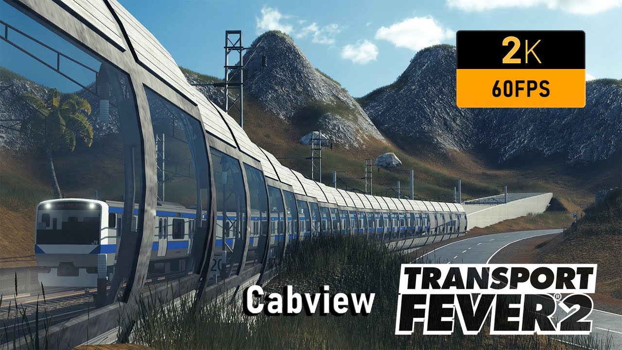 Coastal-Airport Line Cabview | Southbound | With New Announcements [Transport Fever 2 Bohai Series]