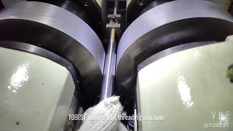 Spline thread rolling machine