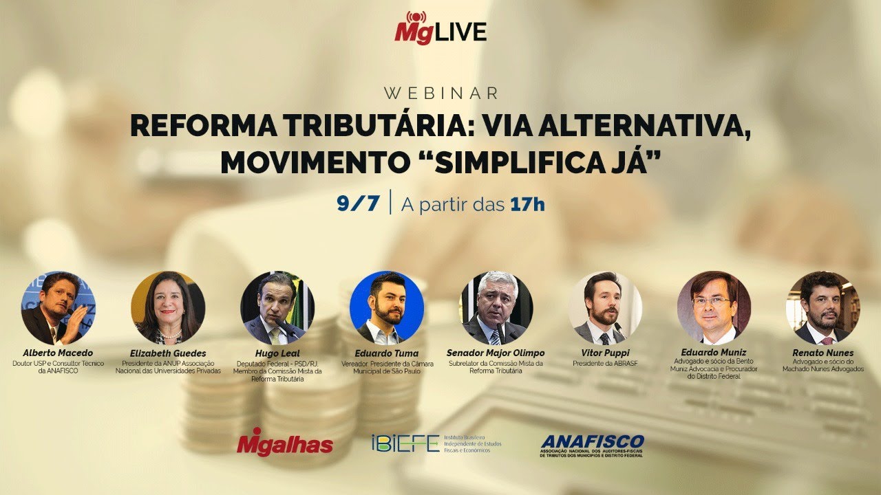 Webinar: movimento Simplifica Já: Link de acesso. – ANAFISCO