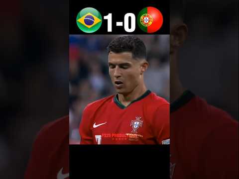 Brazil  vs portugal world final cup imaginary 2027#shortsfeed #ronaldo #viral #football #till