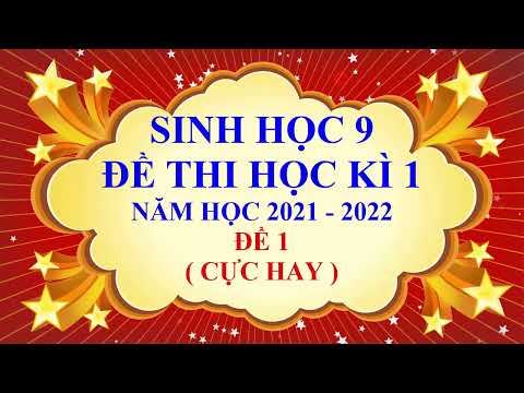 Video Sinh học lớp 9 - Đề thi học kì 1 - Năm học 2021 - 2022... - youtube