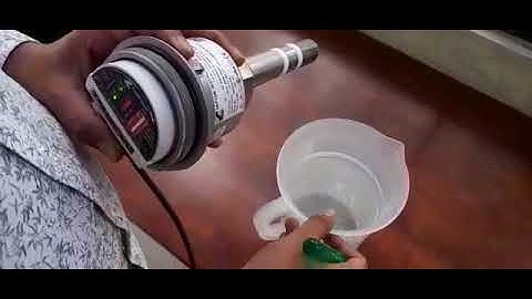 calibration procedure for sapcon coat endure (emittenace level switch)