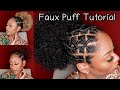 Faux puffs for natural hair  short hairstyles  frizzeecurlz