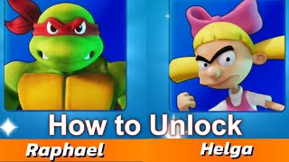 Nickelodeon Kart Racers 3 Slime Speedway - How To Unlock Helga And Raphael