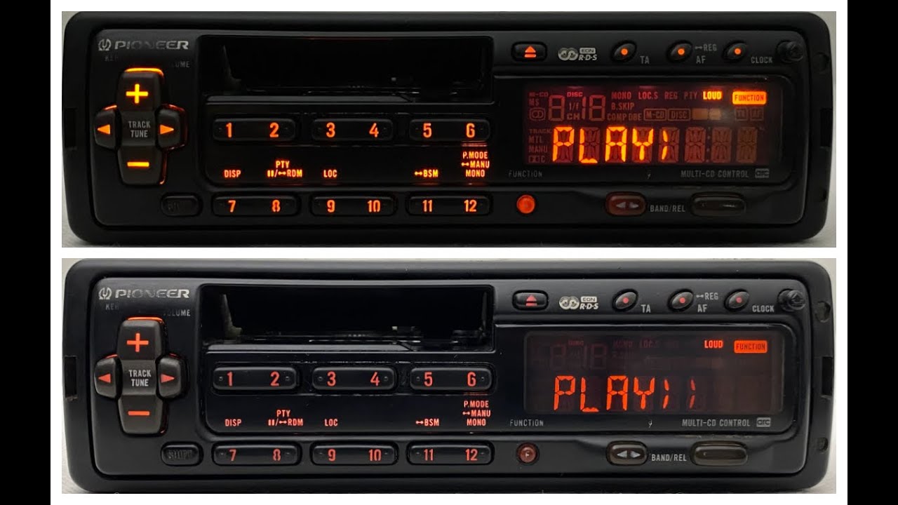 1990s Pioneer KEH-P15RDS Car Cassette Radio Player - For Sale