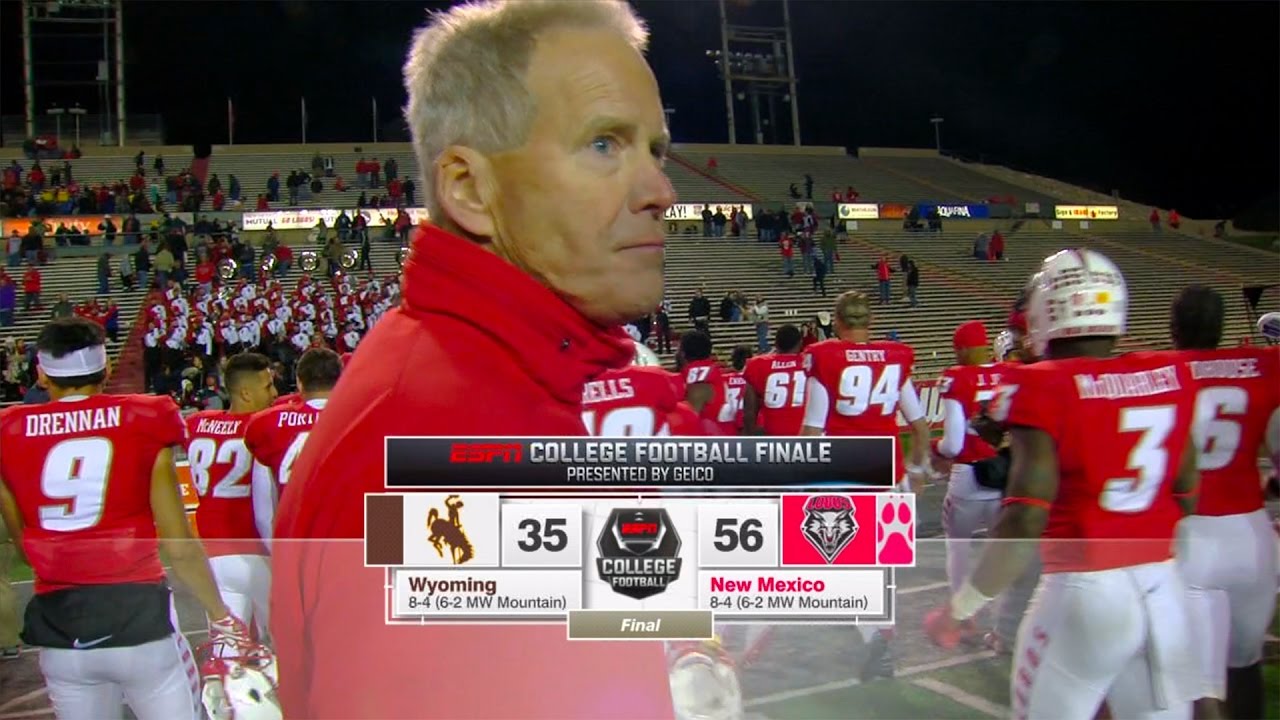football score Lobos defeat Wyoming to Become Mountain division Co-Champions