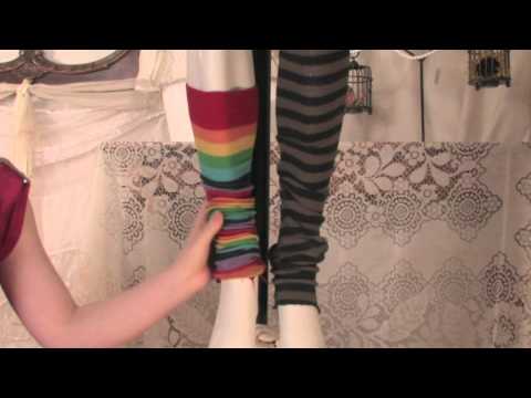 How Do I Make Leg Warmers Out of Socks? : Fashion Below the Knees
