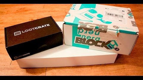 Loot Crate and Nerd Block Unboxing August 2015