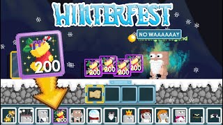 Insane luck with SWW in Winterfest 2023! (INFINITY AURAs) OMG!! | GrowTopia