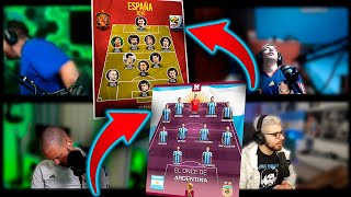 🇪🇸 ESPAÑA 2010 vs. ARGENTINA 2022 🇦🇷 JUGADOR x JUGADOR | IBAI, LOS FUTBOLITOS y LA COBRA