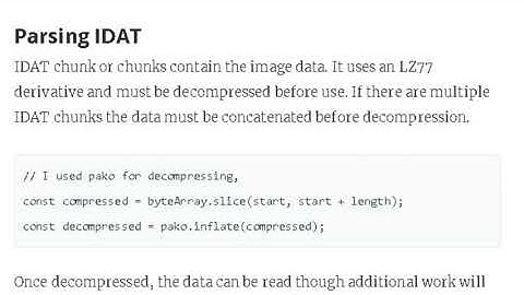 Mike Wang: Decoding a PNG Image in JavaScript
