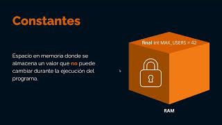 [S3/L01] Java: Explora el lenguaje desde cero -  Variables y constantes | Tipos primitivos