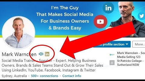 What Is This New Speaker Icon - New LinkedIn Feature