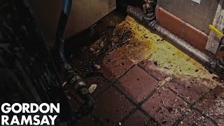 Gordon Shocked At The State Of Disgusting Kitchen | Hotel Hell