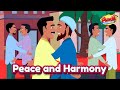 Peace and harmony  kids cartoon moral story by aadi and friends