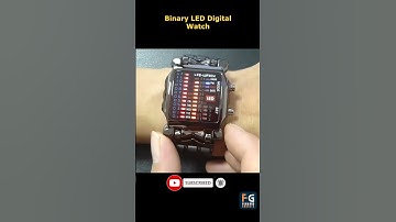 Ultimate Binary LED Watch | Stylish & Functional Digital Timepiece! #shorts #ledwatch