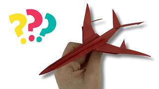 Dieser Papierflieger sieht aus wie ein JET! 🚀 Schnell & Einfach