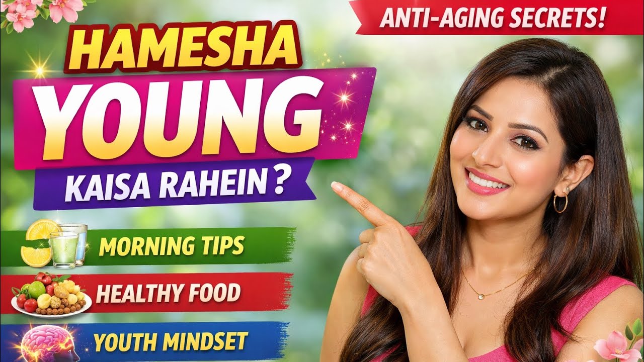 Hamesha Young Kaise Rahein? 😳| Anti-Aging Tips | 😱Natural Youth Secrets🚨