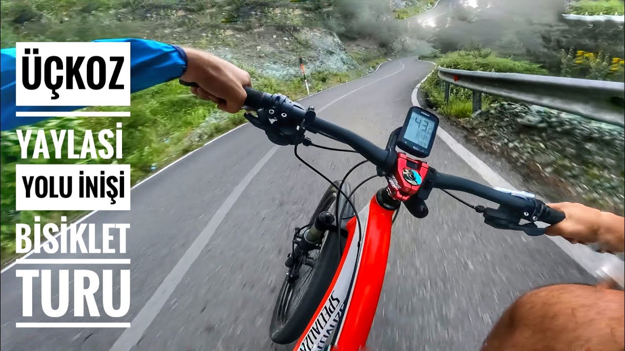Hızlı bisiklet turu ÜÇKOZ YAYLASI hızlı inişi !