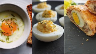 Three Ways to Cook Eggs for Easter 🐣  . Easy And Delicious Egg Dishes To Try ❤️