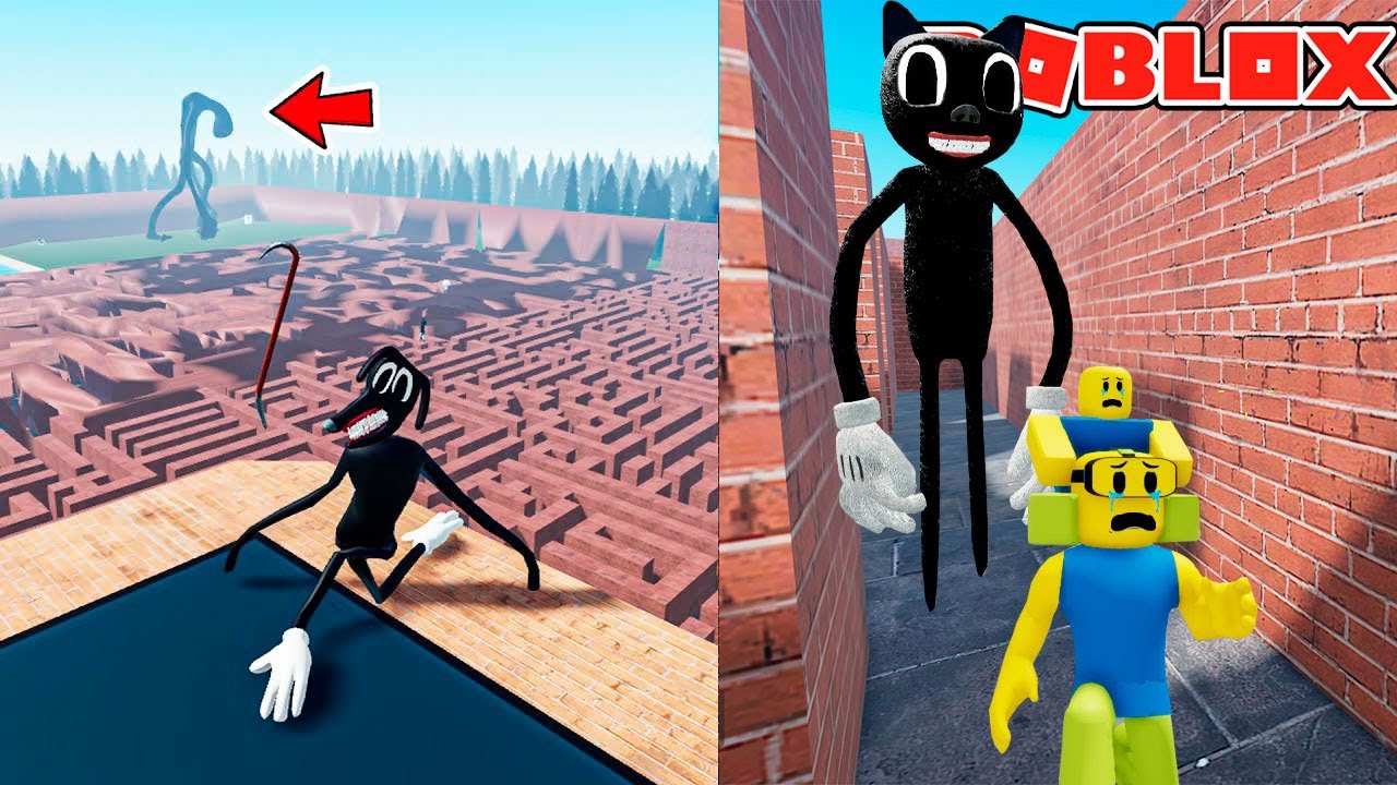 LAS CRIATURAS DE TREVOR HENDERSON EN UN LABERINTO EN ROBLOX | JehxTp