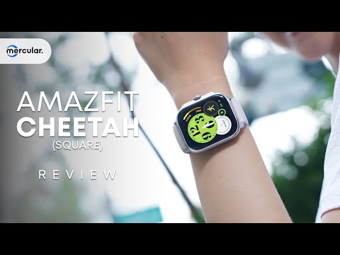 รีวิว Amazfit Cheetah Square - Smart Watch หน้าจอดีไซน์ใหม่ น่าใช้กว่าเดิม