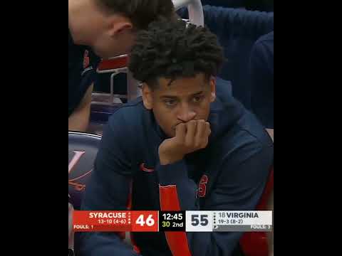Kiyan Anthony didn't play in Syracuse's loss to Virginia 😳 No minutes for the first time this season
