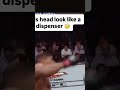 His head look like a PEZ DISPENSER 💀 #ufc #knockout #mma