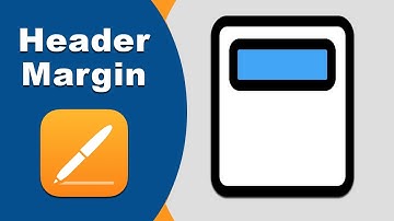 How to change Header Margin in Apple Pages for iCloud