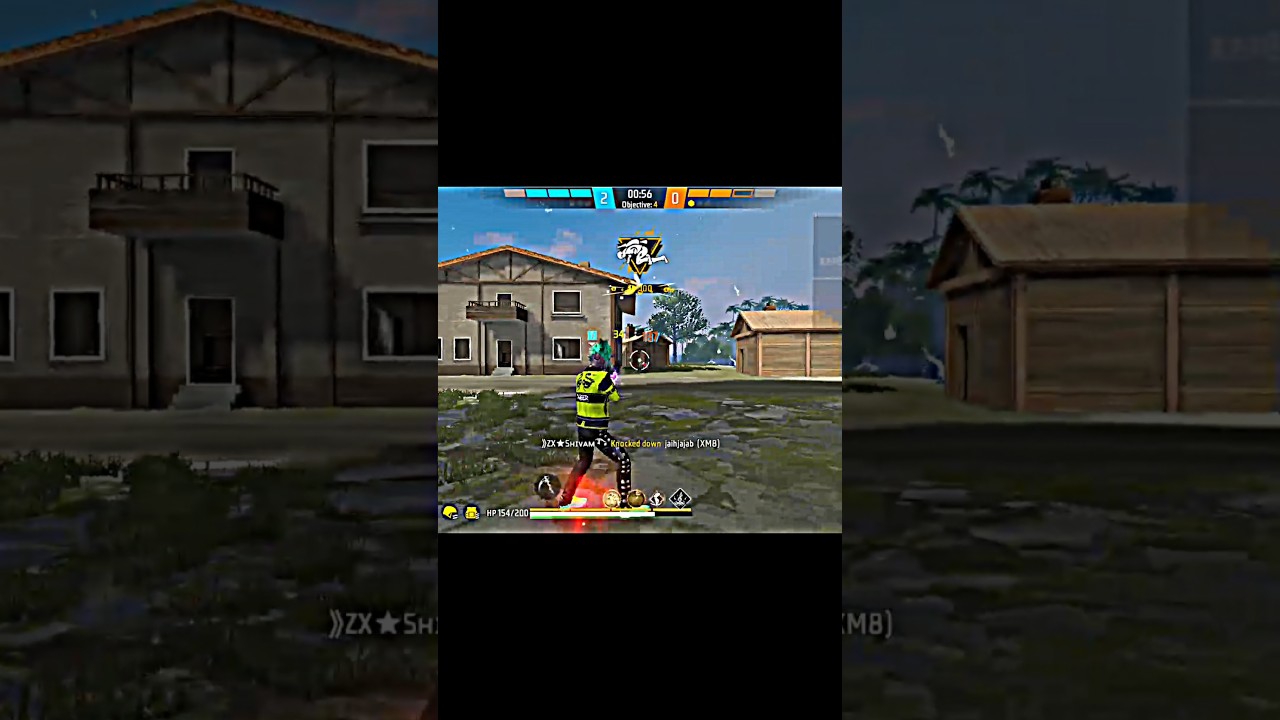 1 vs 4 Free Fire Clutch...🔥 CS Rank Push 