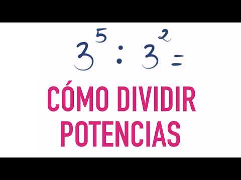 How to divide powers with the same base