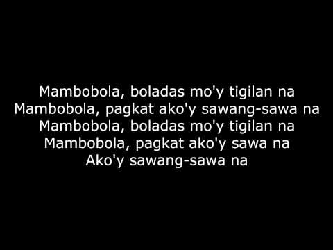 Zia Quizon - Mambobola Lyrics