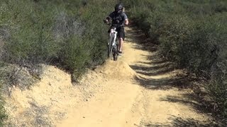 Mountain Bike Derailleur Snapped After Jump