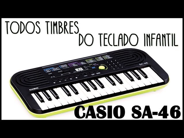 Teclado Infantil Casio SA-46
