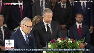 WATCH: The Emotional Ceremony Continues with Singing and Wreaths Surrounding the Casket - 07/28/26