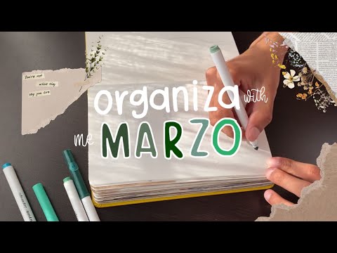BULLET JOURNAL MARZO 2022 🌵🪴🎍 ORGANIZA MARZO CONMIGO edwin_notes13