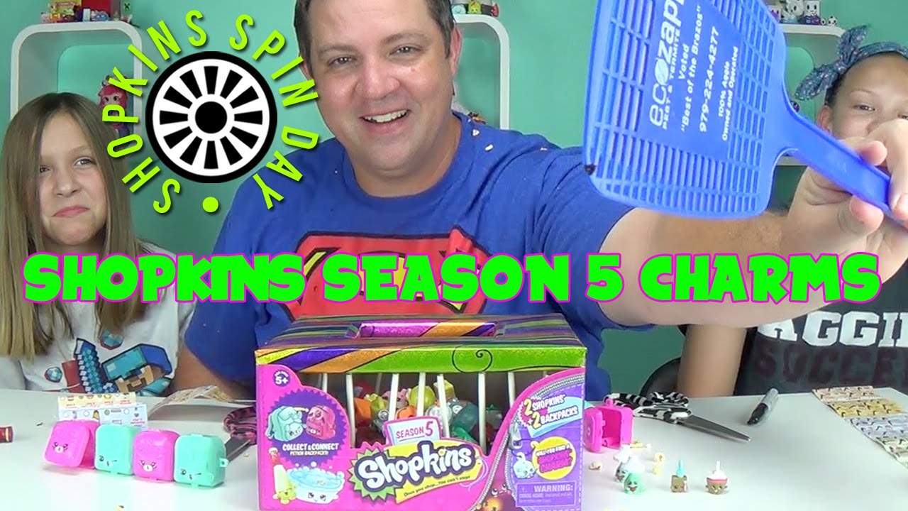 Shopkins Spin Day While Swatting Flies | Shopkins Season 5 Charms