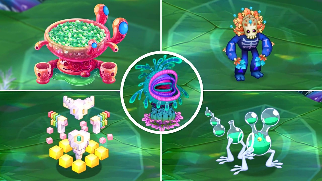 Crystal Islet (All Sounds & Animations) - My Singing Monsters - YouTube