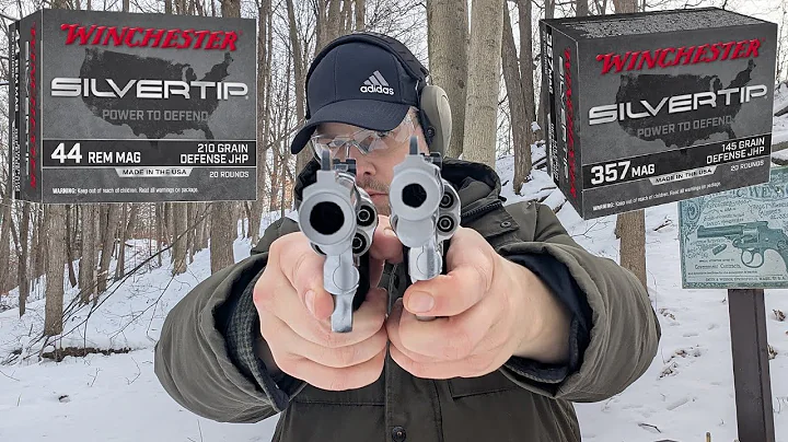 .44 Magnum VS .357 Magnum! Winchester Silvertip - Ballistic Gel Test