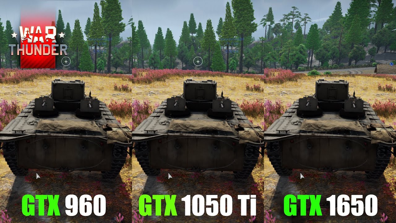 1650 vs GTX 1050 Ti vs GTX 960 | I5 3570 | War Thunder | Settings | Gameplay | FPS Test - YouTube